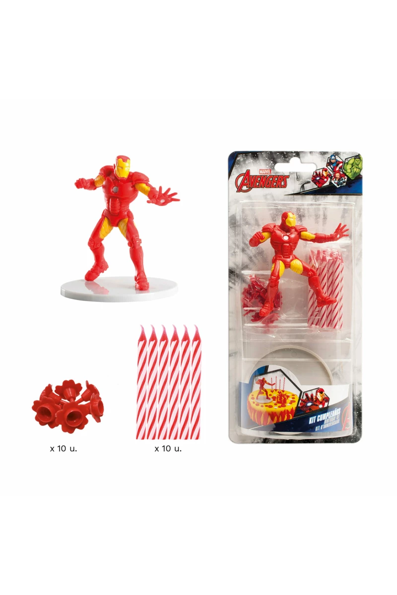 Avengers Iron Man Cake Topper Decorating Kit (225265)