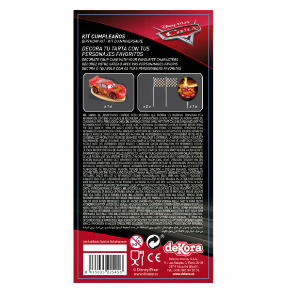 Disney Cars Cake Topper Decorating Kit (225456)
