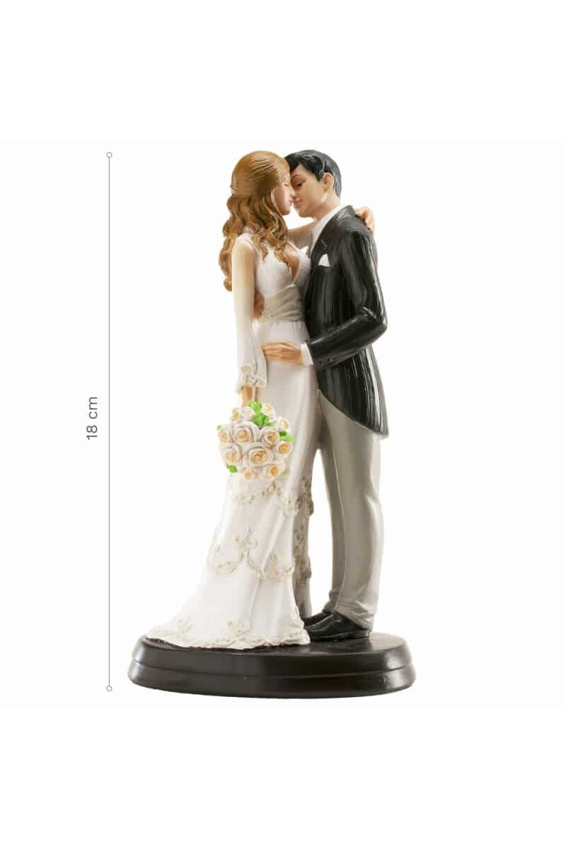 Wedding Couple Maria & Juan Cake Topper - 18cm