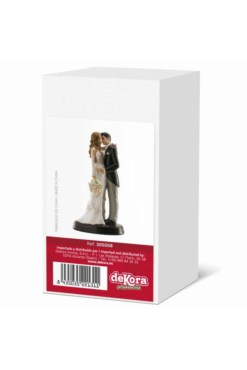 Wedding Couple Maria & Juan Cake Topper - 18cm