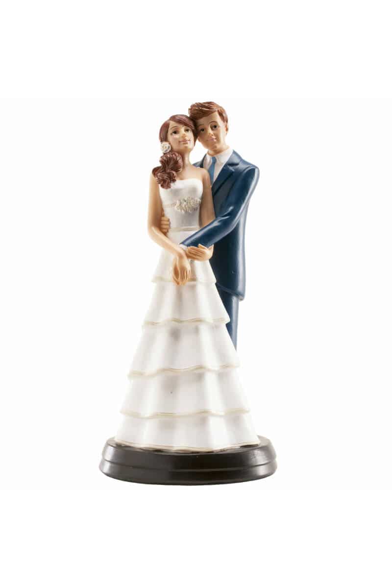 Weeding Couple Laura & Alvaro Cake Topper - 18cm