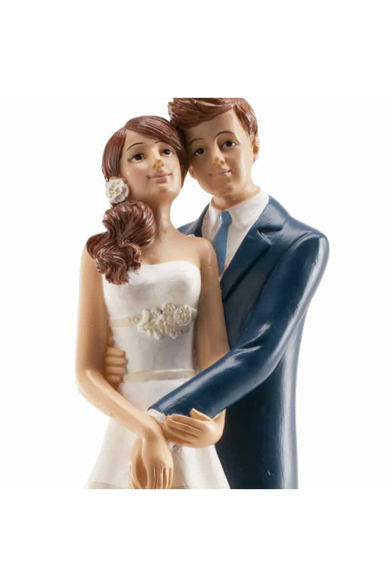 Weeding Couple Laura & Alvaro Cake Topper - 18cm