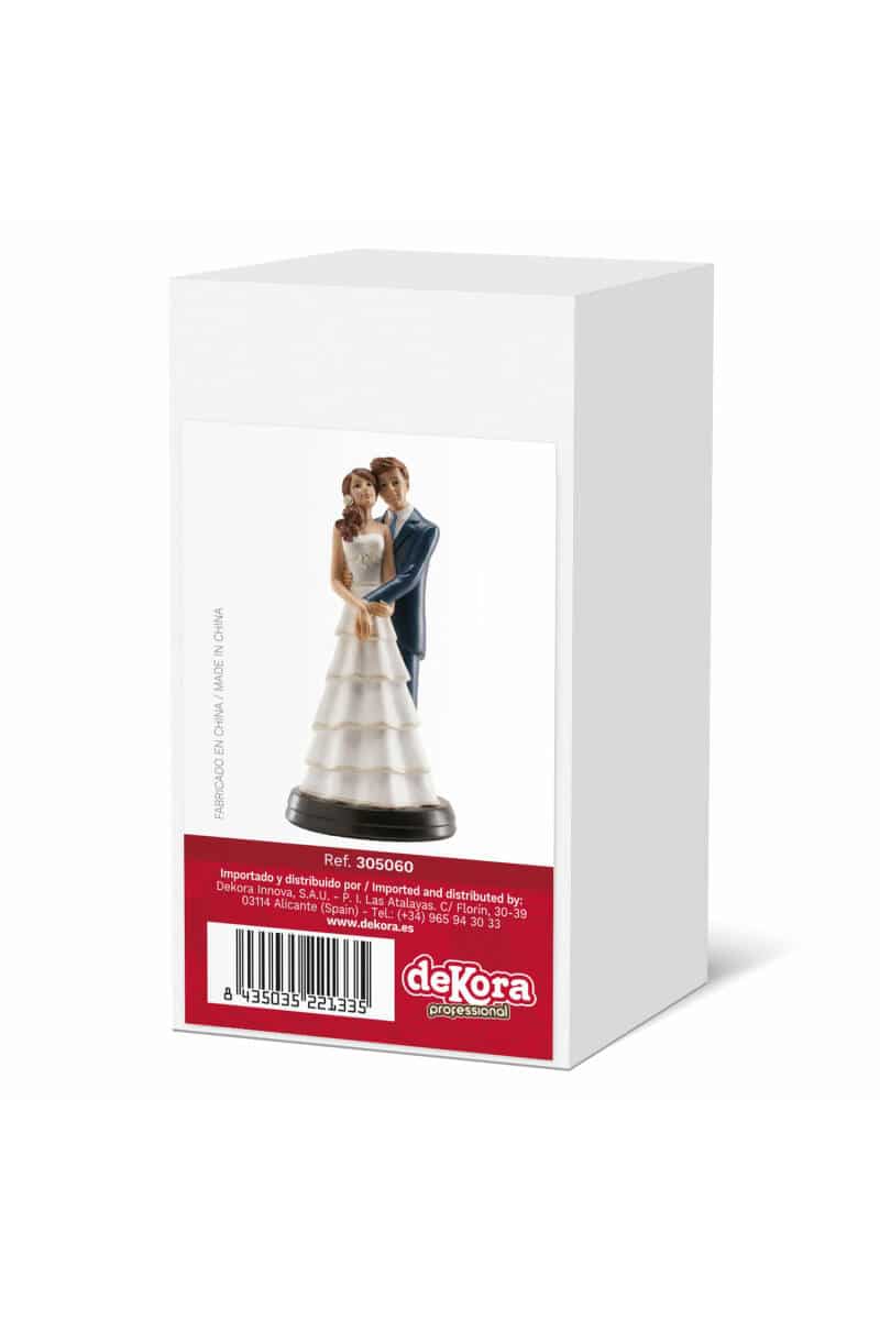 Weeding Couple Laura & Alvaro Cake Topper - 18cm