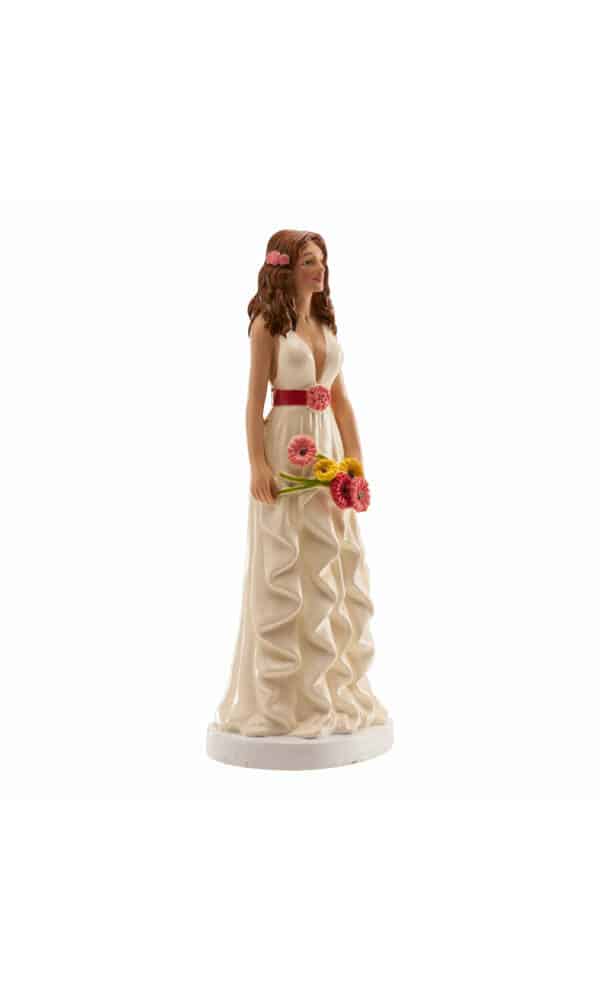Wedding Woman Margarites Cake Topper - 16cm
