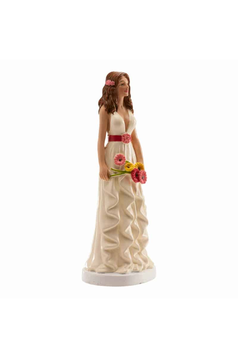 Wedding Woman Margarites Cake Topper - 16cm