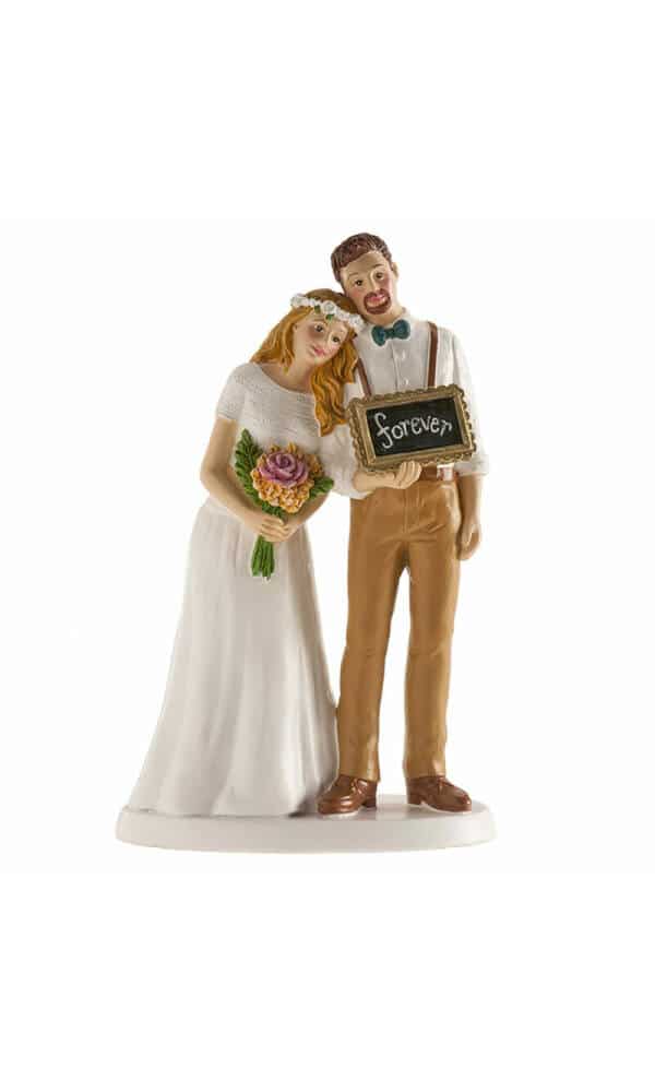 Wedding Couple London Cake Topper - 16cm