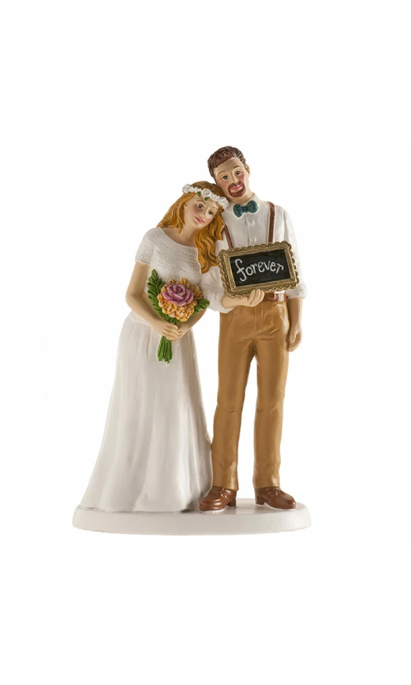 Wedding Couple London Cake Topper - 16cm