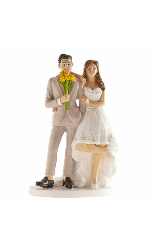 Wedding Couple Brussels Cake Topper - 16cm