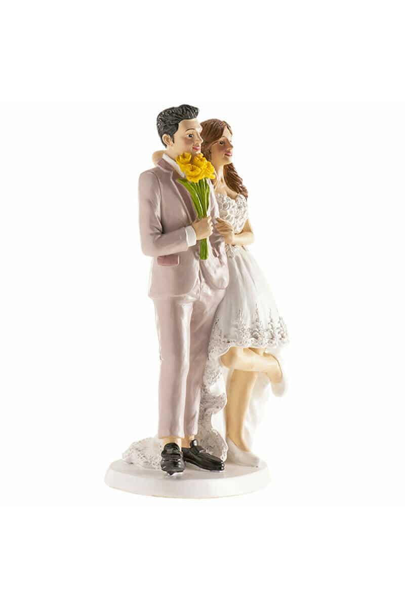 Wedding Couple Brussels Cake Topper - 16cm