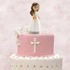 Communion Girl Cake Topper Elena - 13cm