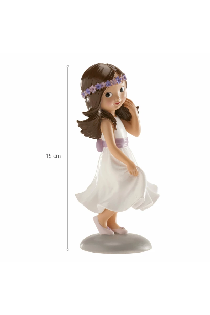 Communion Girl Cake Topper Irene - 15cm