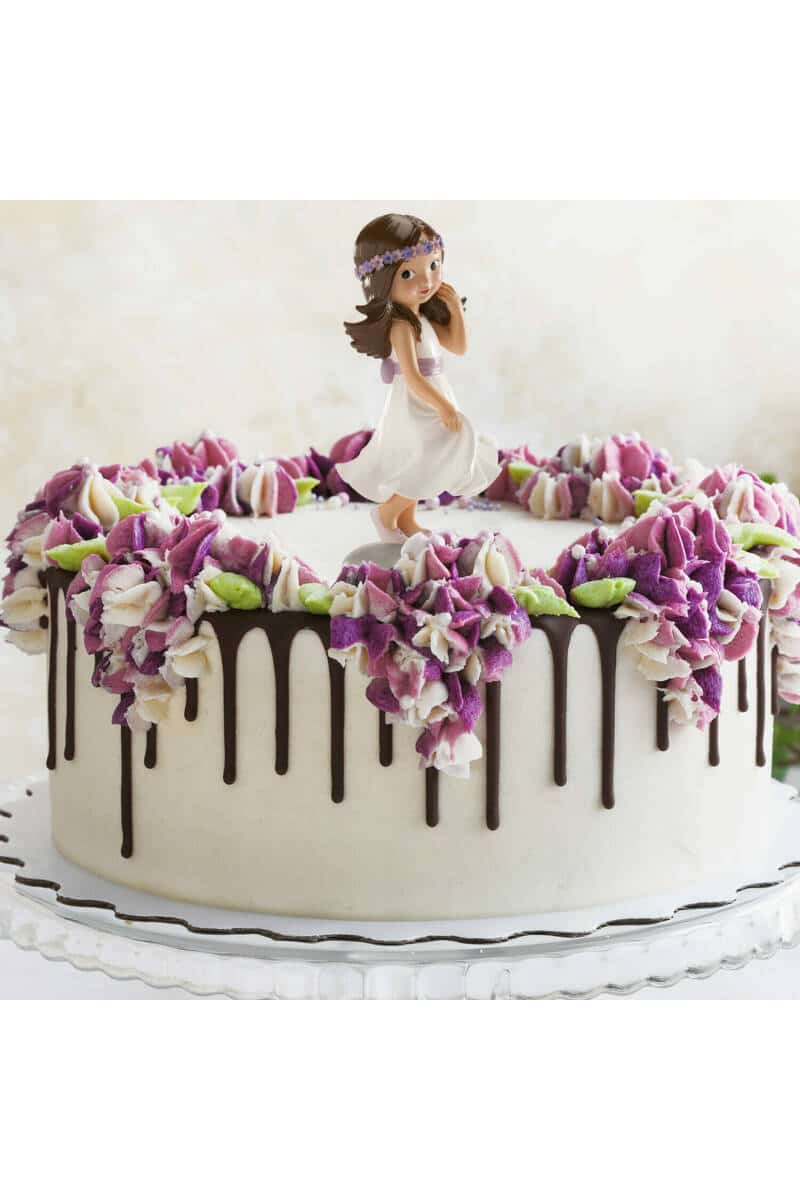 Communion Girl Cake Topper Irene - 15cm