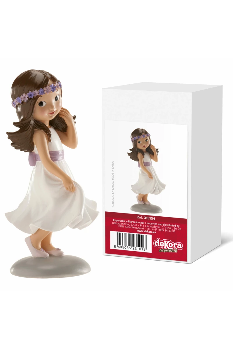 Communion Girl Cake Topper Irene - 15cm