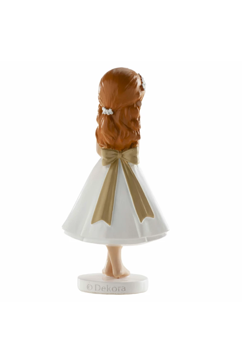 Communion Girl Cake Topper Barefoot - 13cm