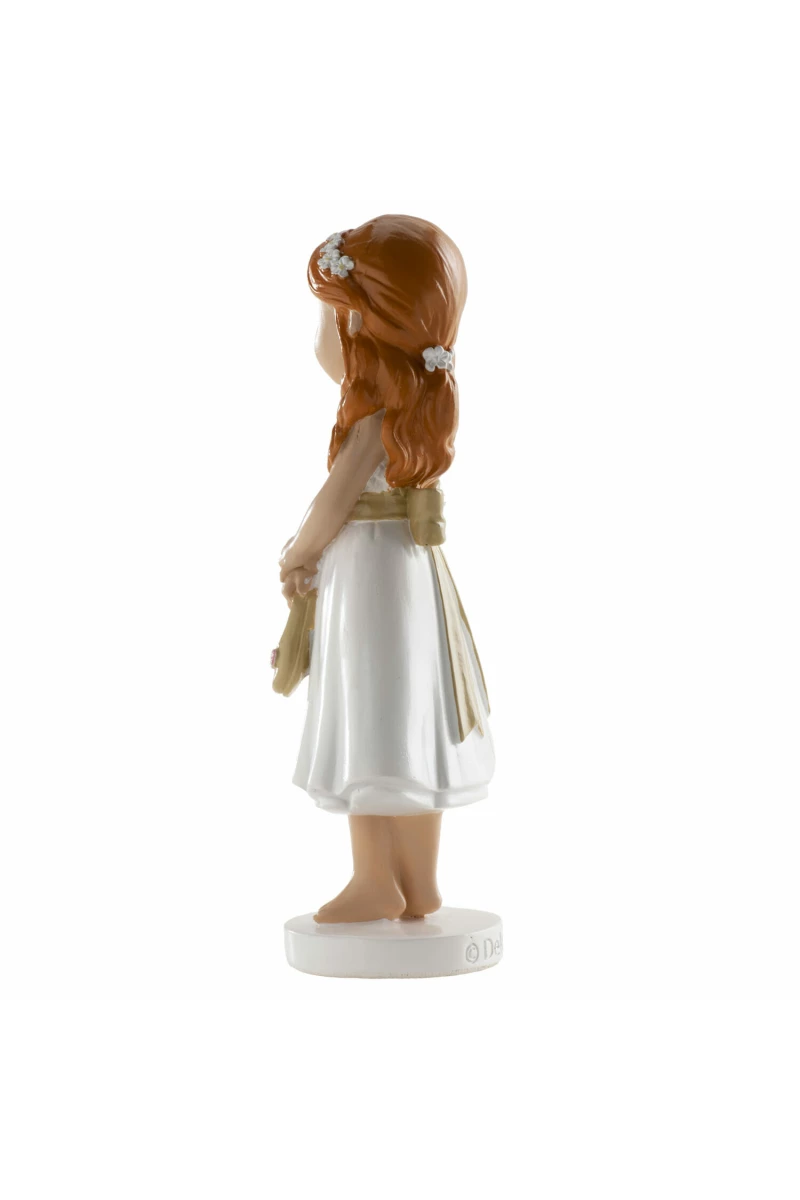 Communion Girl Cake Topper Barefoot - 13cm