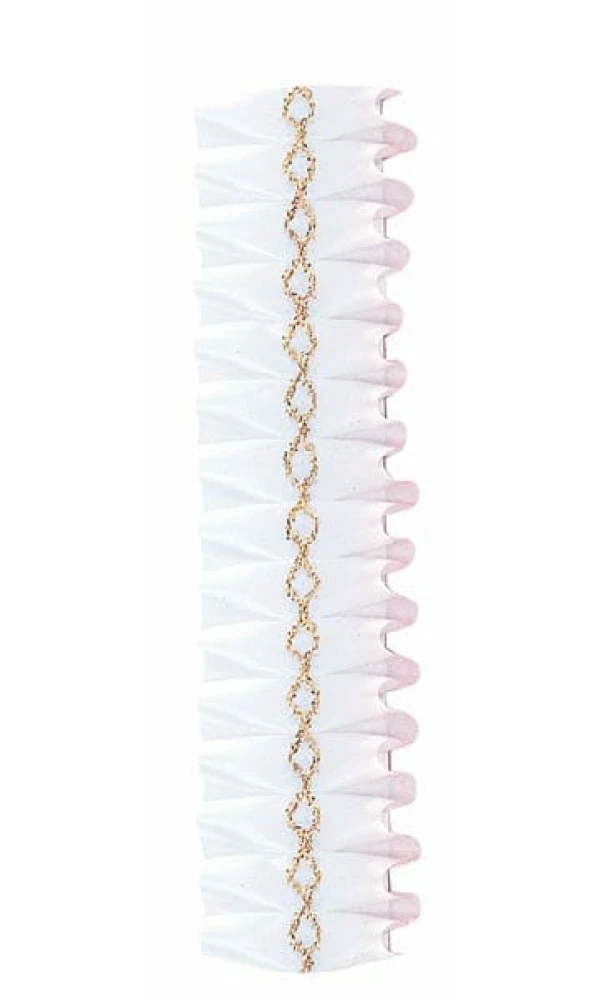Cake Ribbon White (H 5.5cm) - Price Per Meter