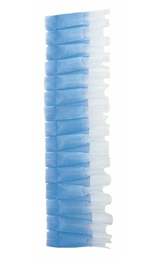 Cake Ribbon Blue & White (H 5.5cm) - Price Per Meter