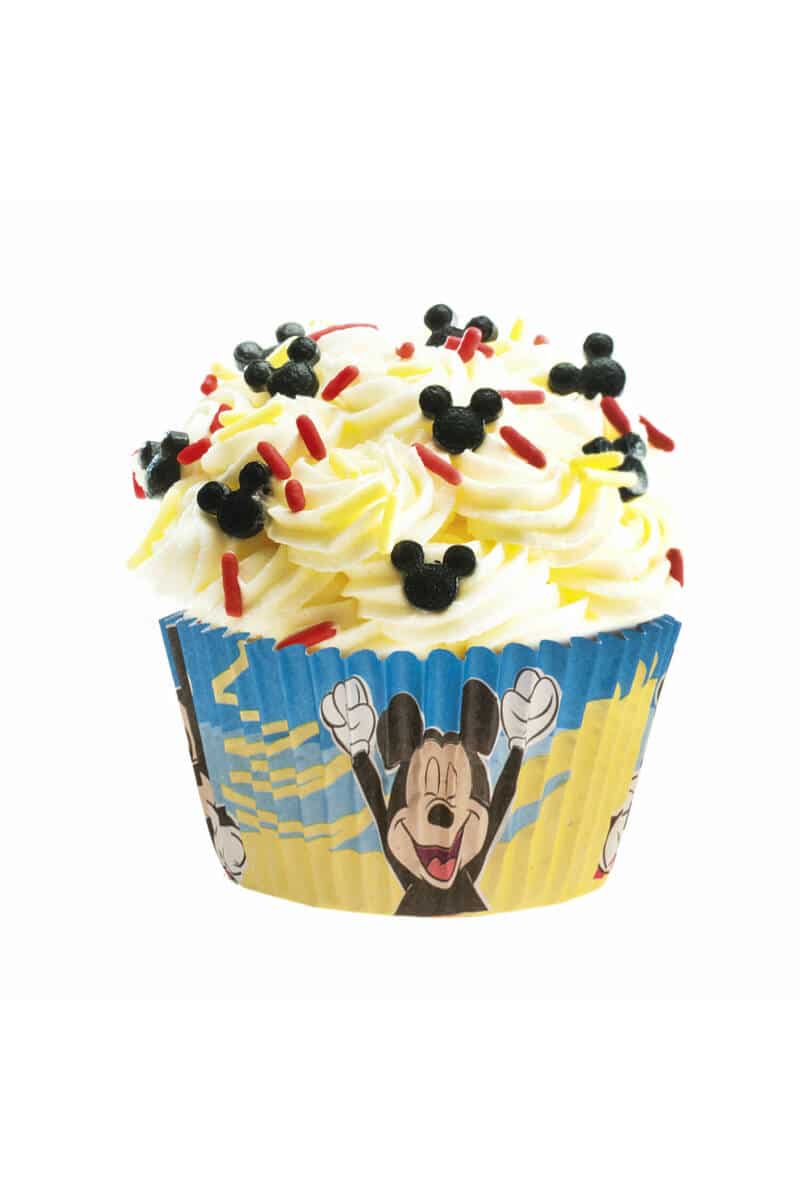 Disney Mickey Cupcake Paper Capsules Ø 5cm x  H 3cm - 25pk