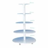 White Plastic Cup Cake Stand with 5 Tier