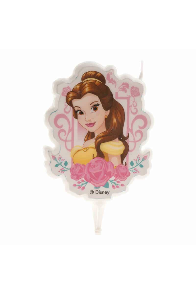 Disney Princess Belle 2D Birthday Candle - 7.5cm