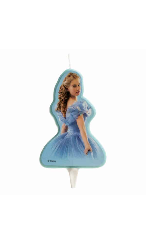 Disney Princess Cinderella 2D Birthday Candle - 7.5cm