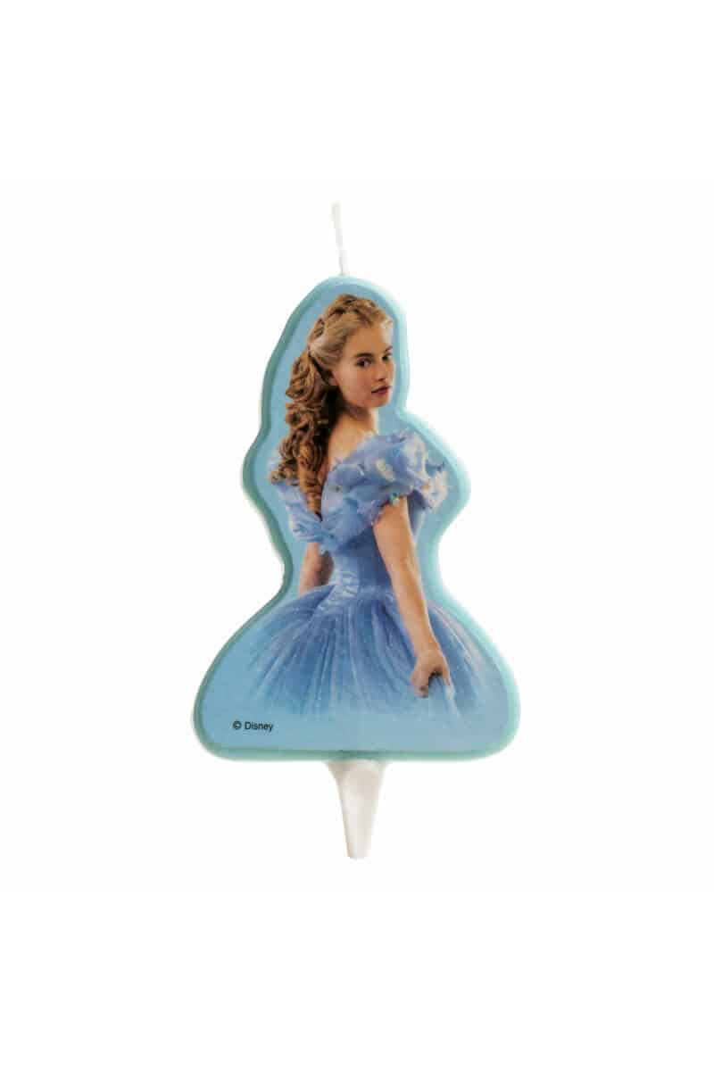 Disney Princess Cinderella 2D Birthday Candle - 7.5cm