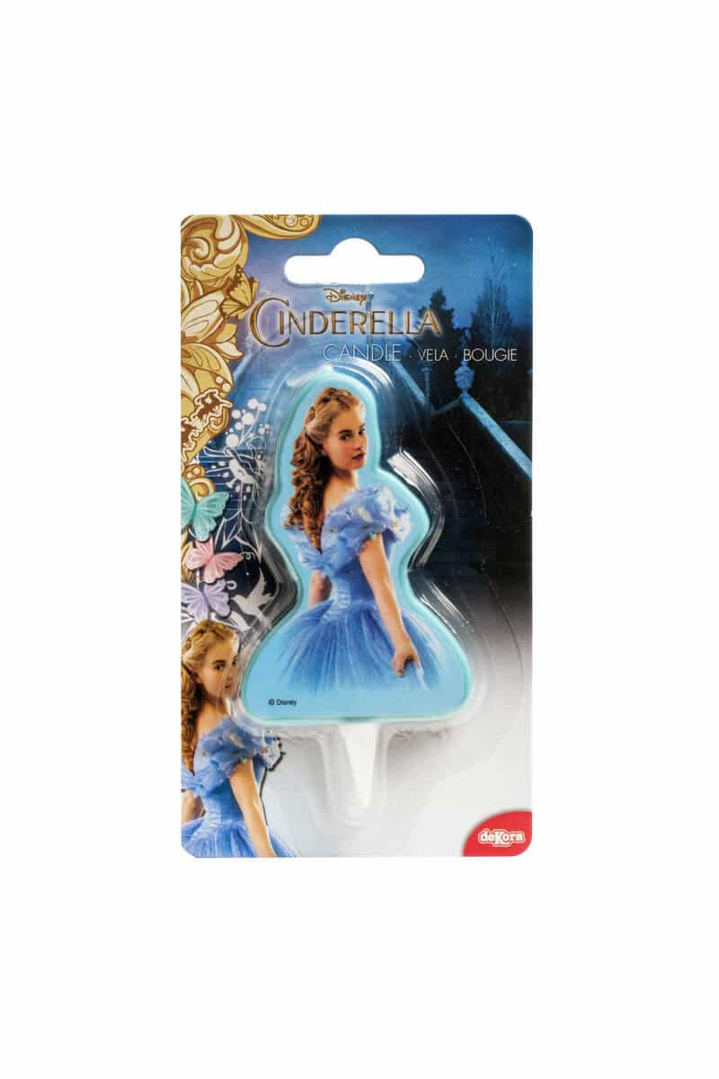 Disney Princess Cinderella 2D Birthday Candle - 7.5cm