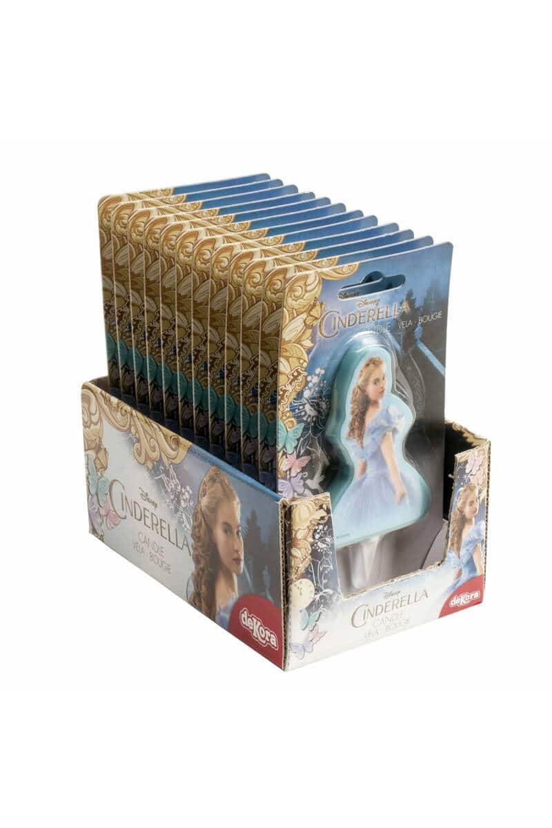 Disney Princess Cinderella 2D Birthday Candle - 7.5cm