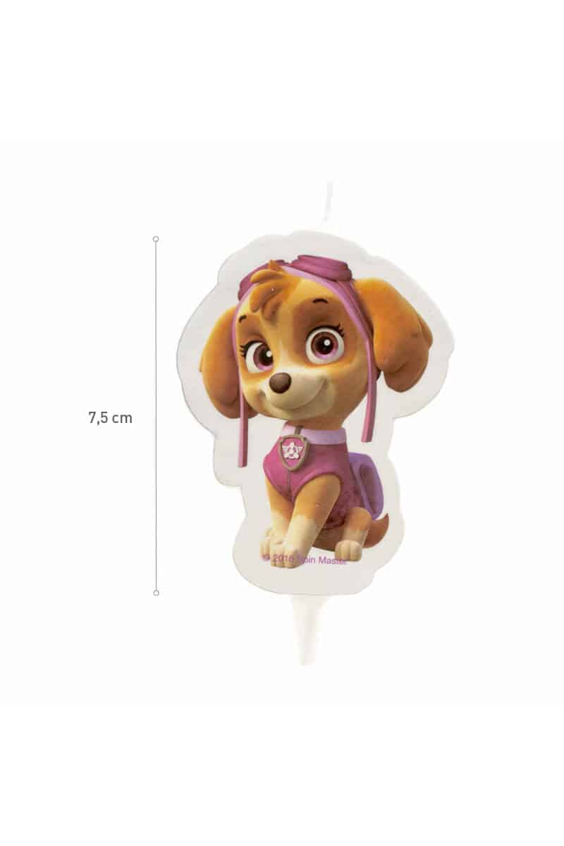 Paw Patrol Skye 2D Birthday Candle - 7.5cm