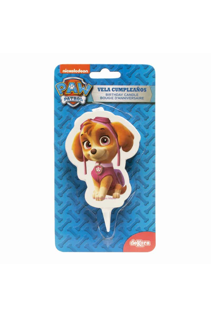 Paw Patrol Skye 2D Birthday Candle - 7.5cm