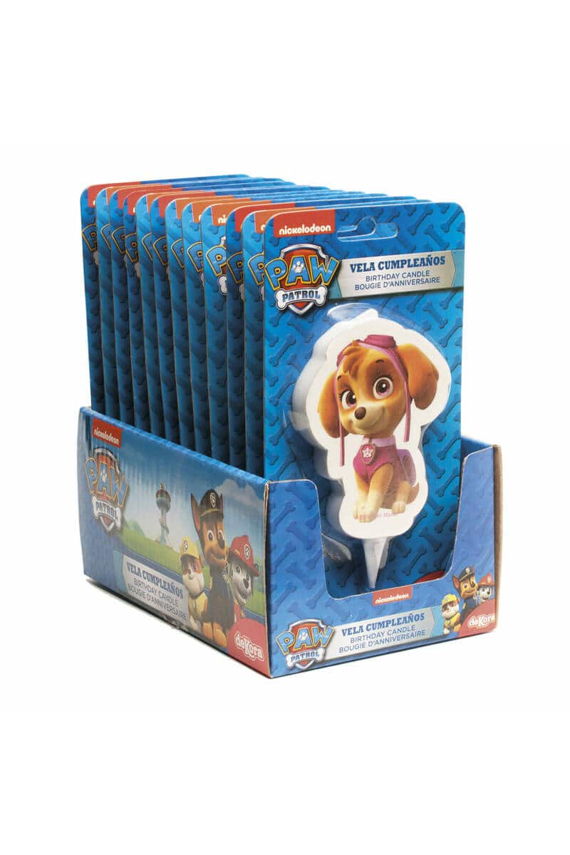 Paw Patrol Skye 2D Birthday Candle - 7.5cm