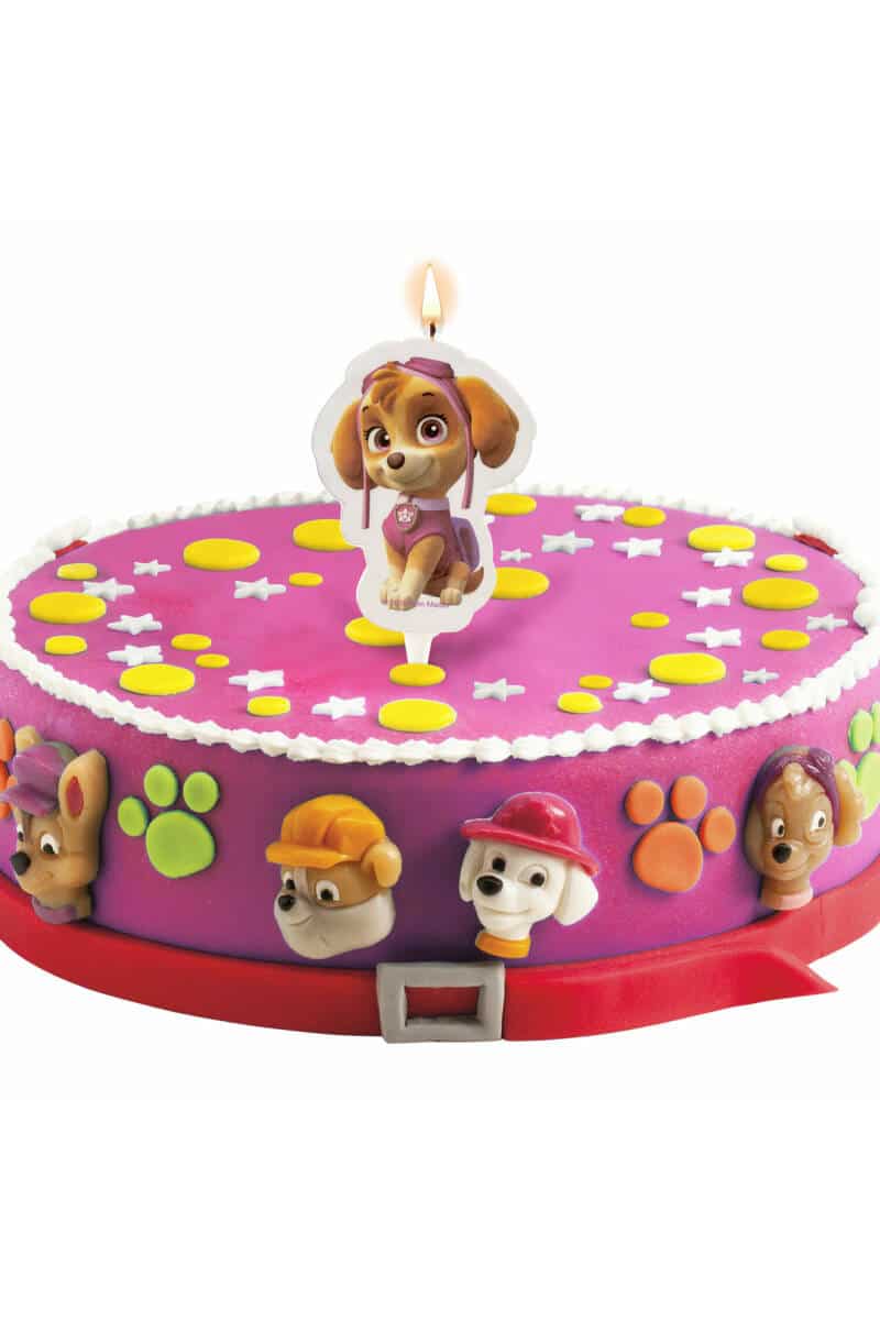 Paw Patrol Skye 2D Birthday Candle - 7.5cm