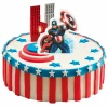 Avengers Captain America 2D Birthday Candle - 7.5cm