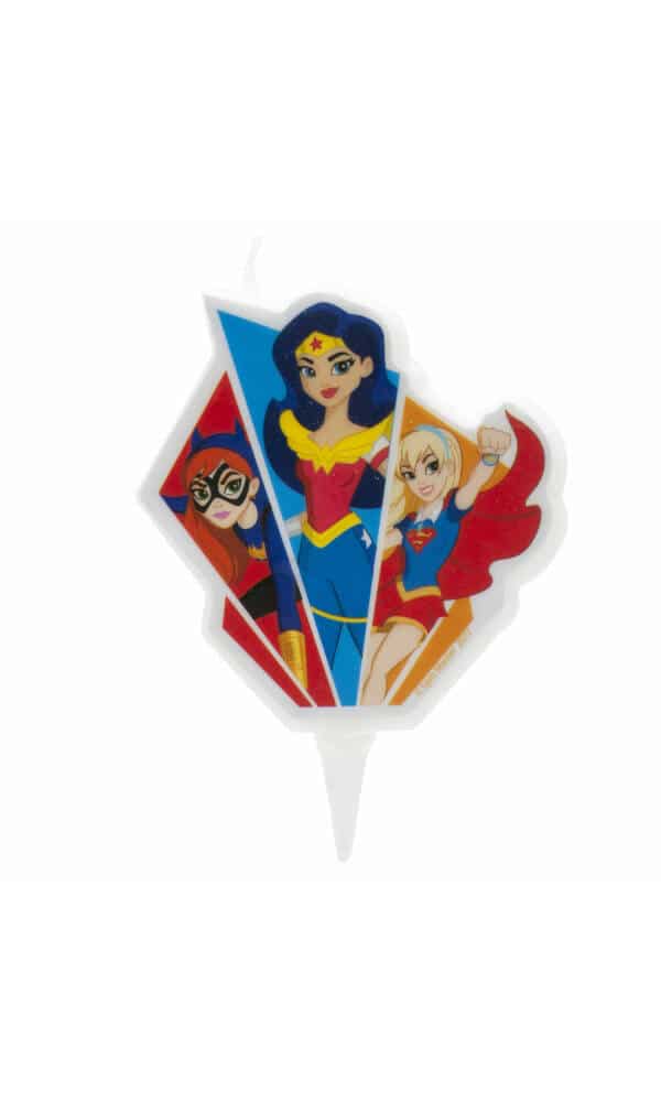 DC Super Hero Girls 2D Birthday Candle - 7.5cm