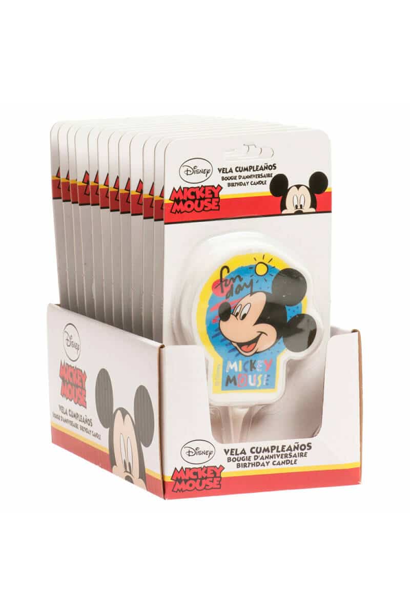 Disney Mickey Mouse 2D Birthday Candle - 7.5 cm