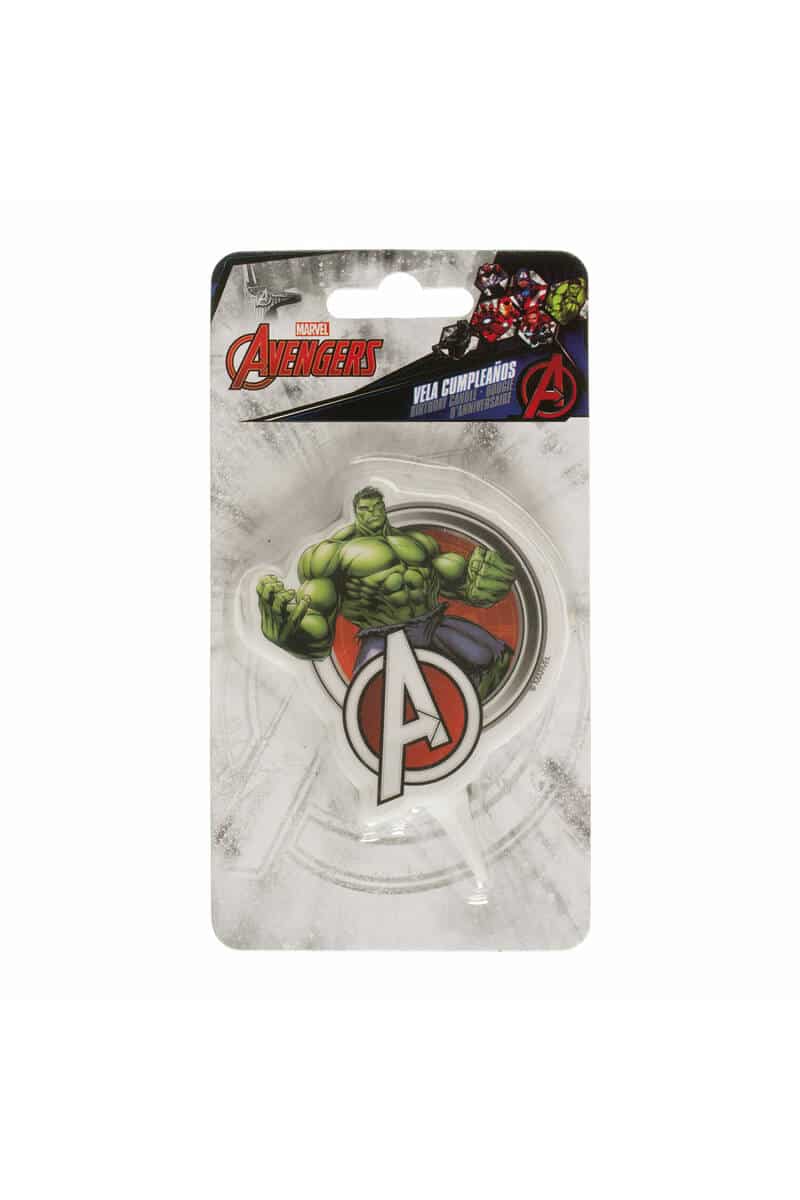 Avengers Hulk 2D Birthday Candle - 7.5cm
