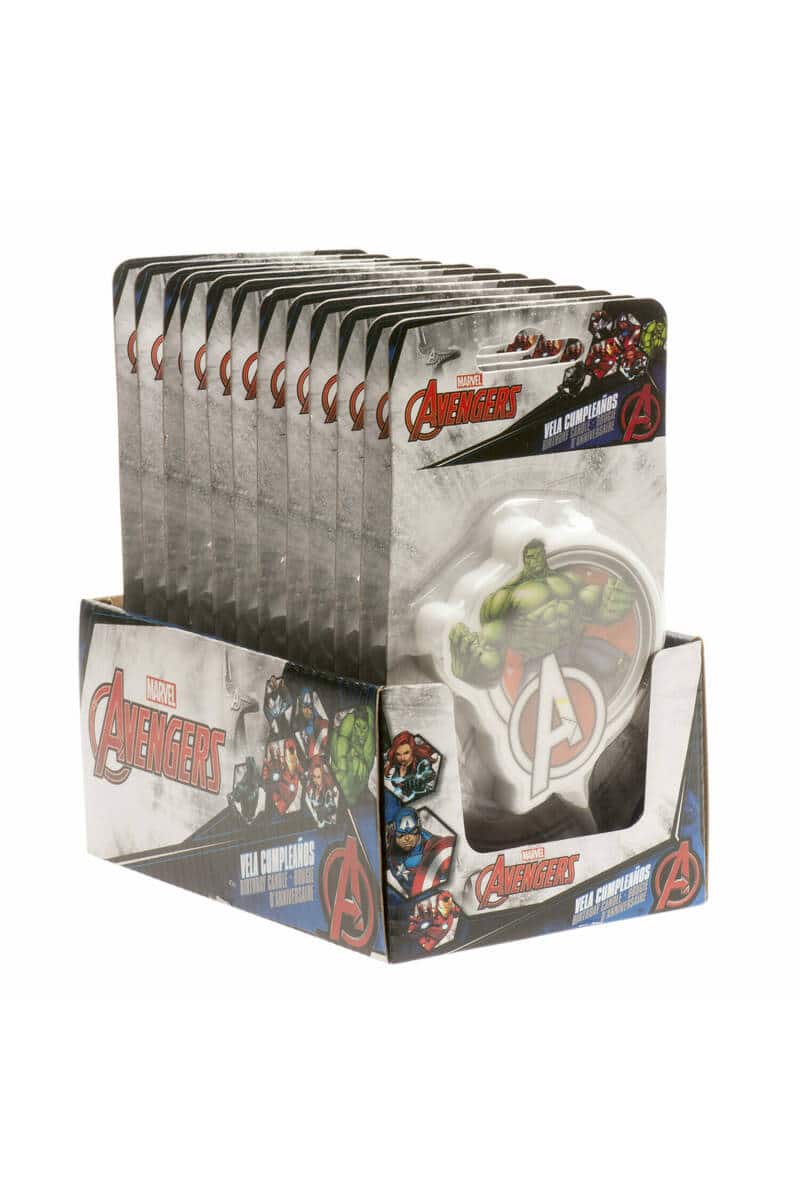 Avengers Hulk 2D Birthday Candle - 7.5cm