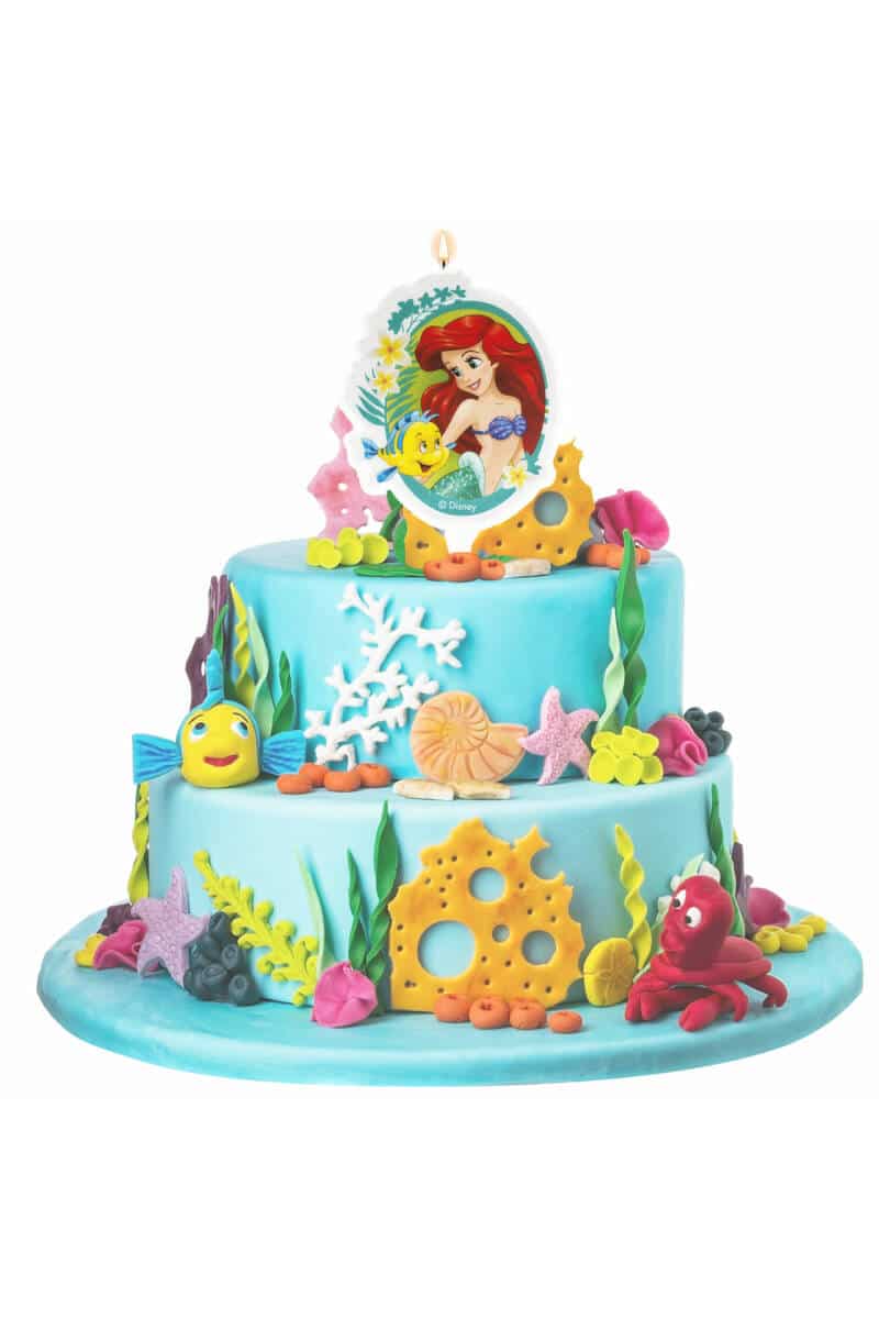 Disney Princess Ariel 2D Birthday Candle - 7.5cm