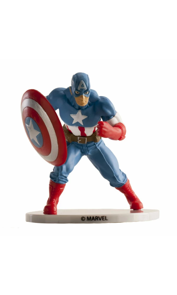 Avengers Captain America Cake Topper (223766) - 9cm 