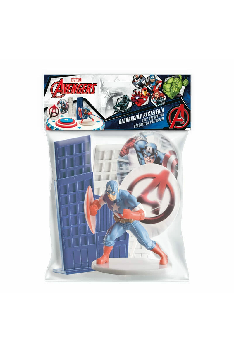Avengers Captain America Cake Topper Decorating Kit (234458)