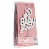 Cake Topper Baby Shower Silver - 16x10cm