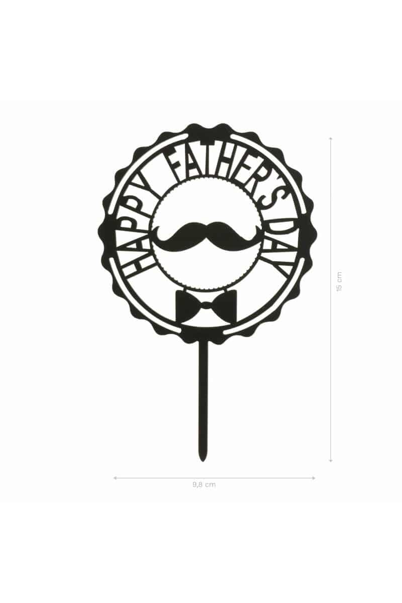 Cake Topper Father's Day - 15x9.8cm