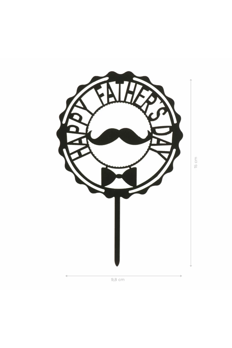 Cake Topper Father's Day - 15x9.8cm