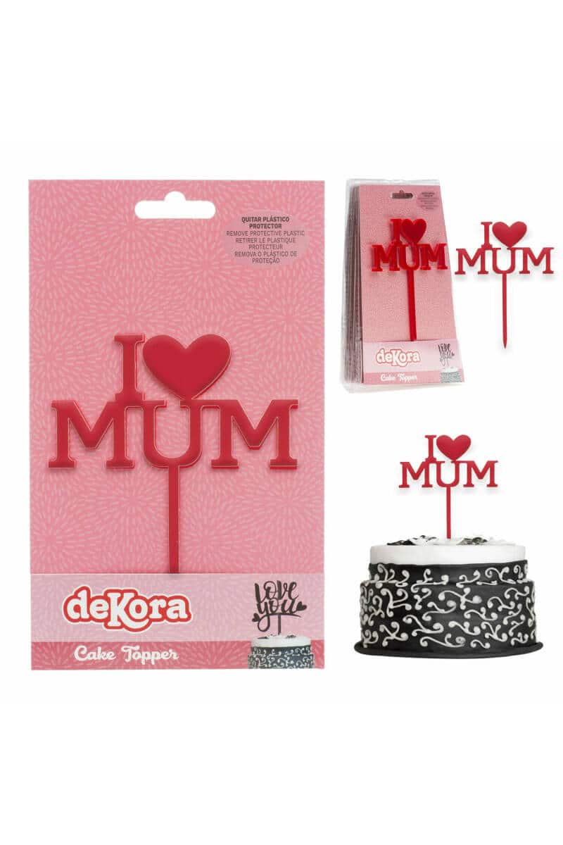 Cake Topper Mother's Day - 12x9.9cm