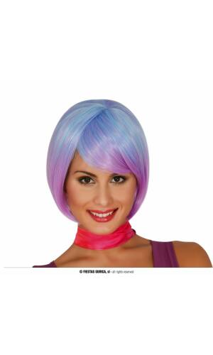 Purple Disco Lila Wig - Adult One Size