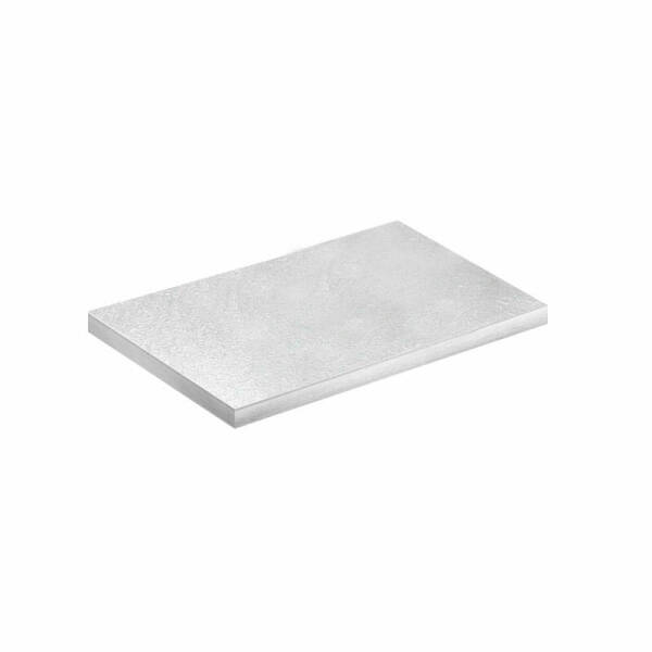 Rectangular Aluminum Cake Board Silver - 300x250x12mm