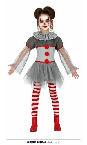 IT Bad Clown Girl - Age 5 to 6 Years