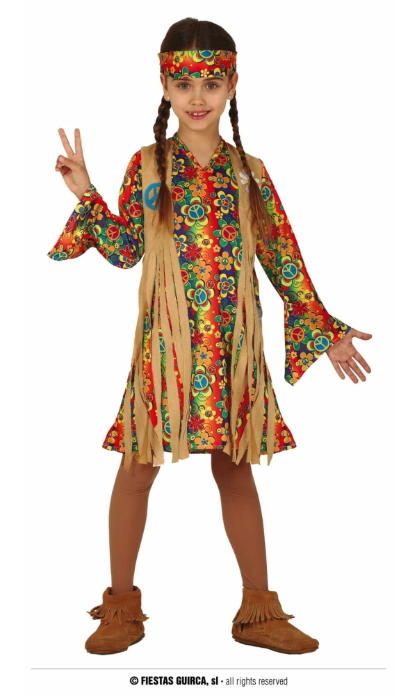Cool Hippie Girl - 7 to 9 Years