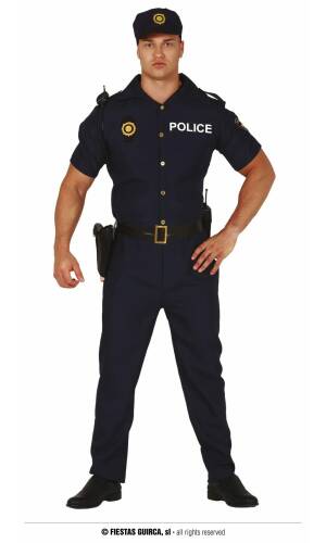 Mr Police Officer - Adult Size Large