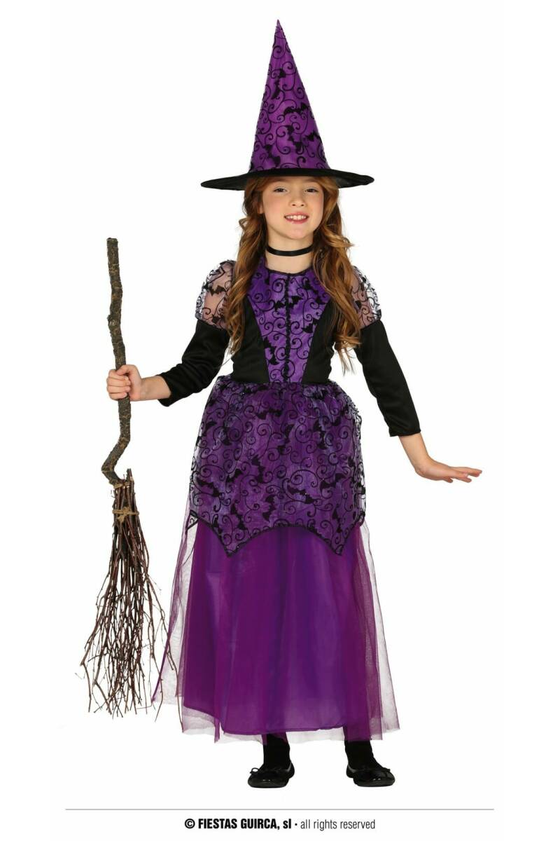 Pretty Lilac Witch - Age 3 to 4 Years